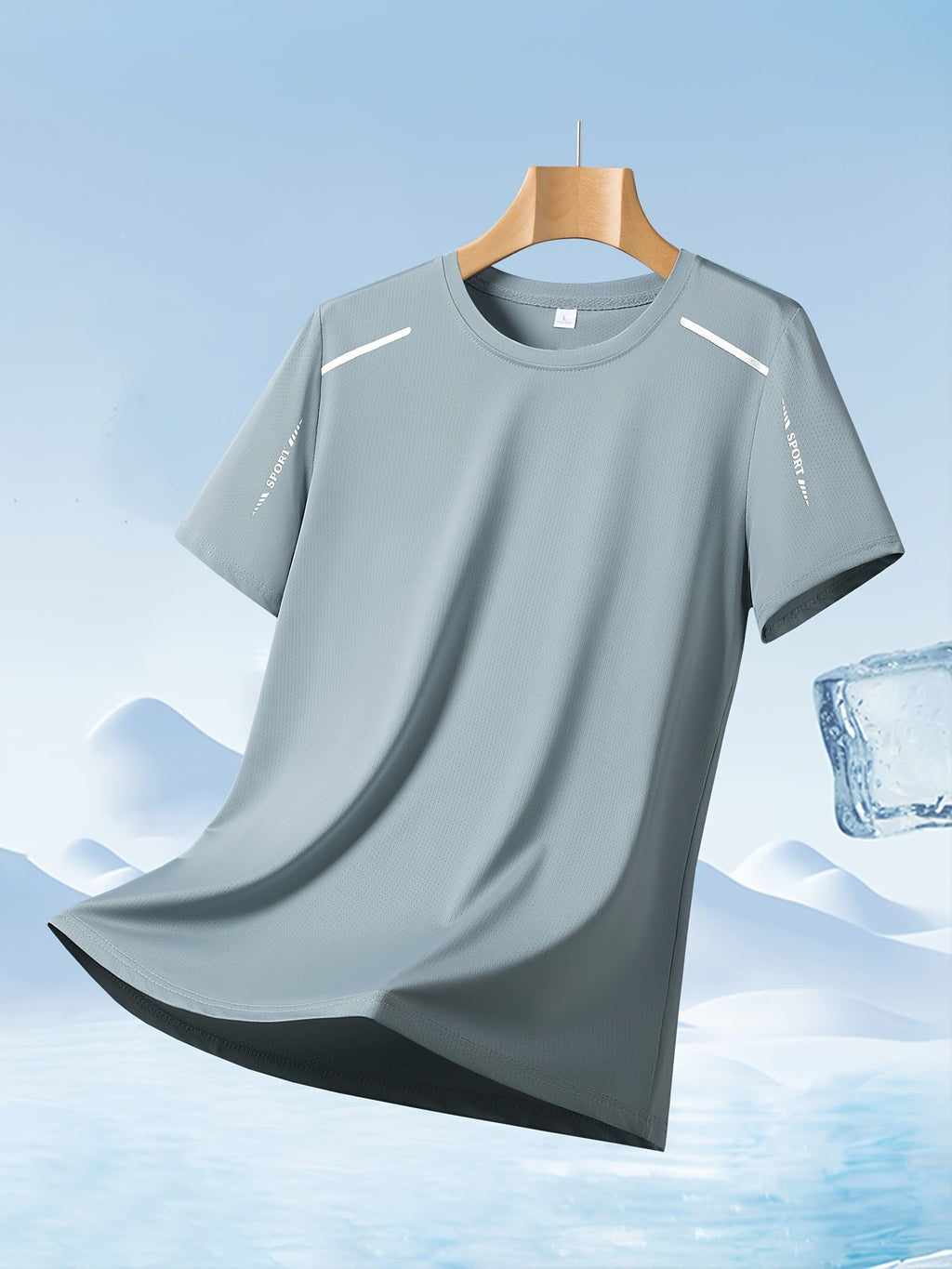 Set van 4 lichtgewicht sport T-shirts voor heren