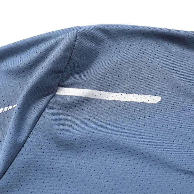 Heren sportshirt met korte mouwen, ademende en sneldrogende stof