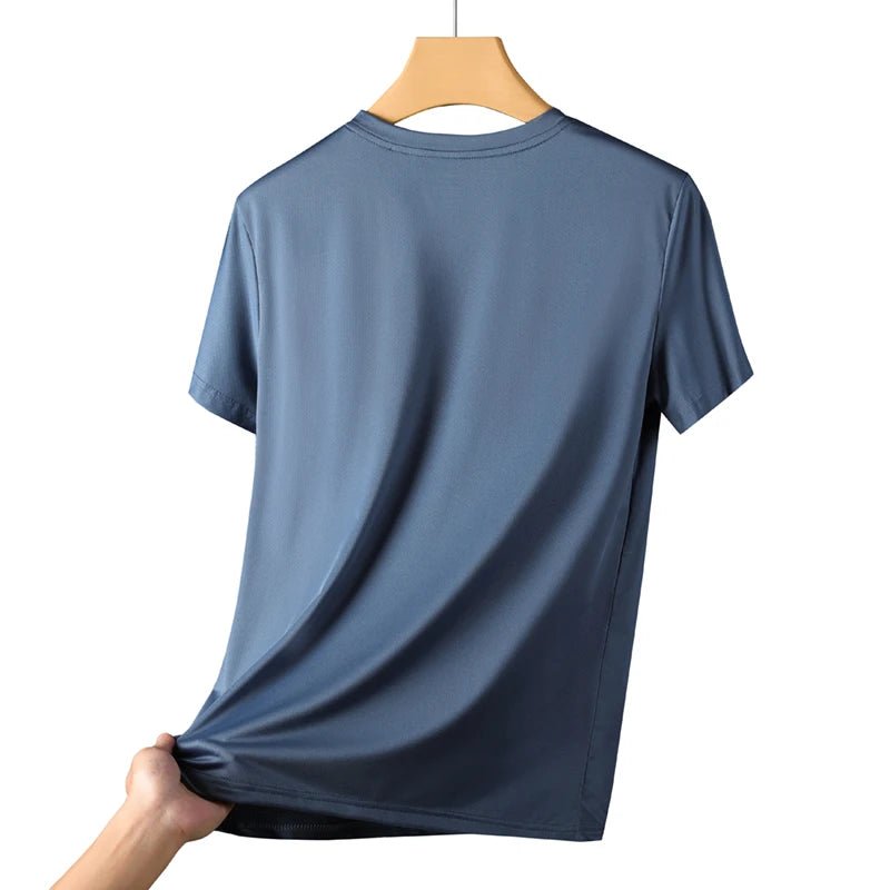 Heren sportshirt met korte mouwen, ademende en sneldrogende stof