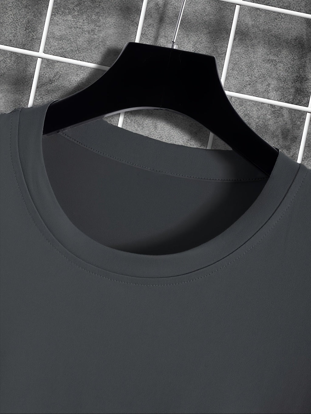 Heren T-shirt met lange mouwen en oversized pasvorm