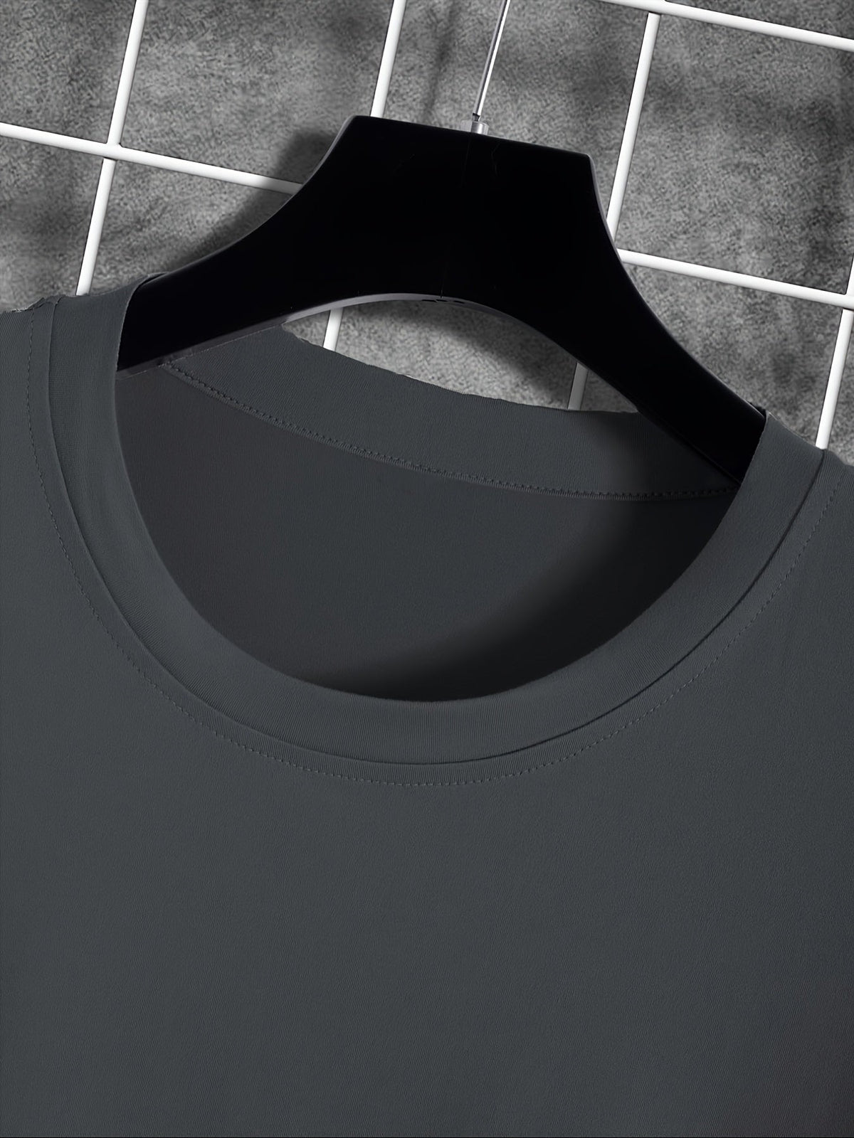 Heren T-shirt met lange mouwen en oversized pasvorm