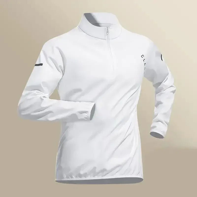 Heren trainingspak met half zip jas en comfortabele joggingbroek