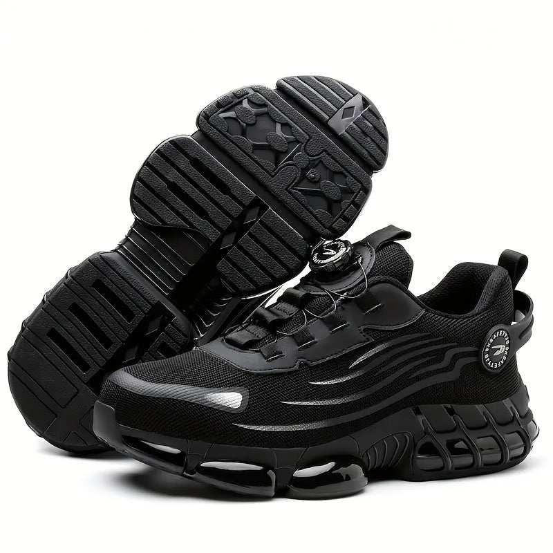 Heren werkschoenen met stalen neus en punctuurbestendige constructie met een draaisluiting - Spotlights shopping