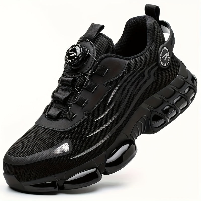 Heren werkschoenen met stalen neus en punctuurbestendige constructie met een draaisluiting - Spotlights shopping
