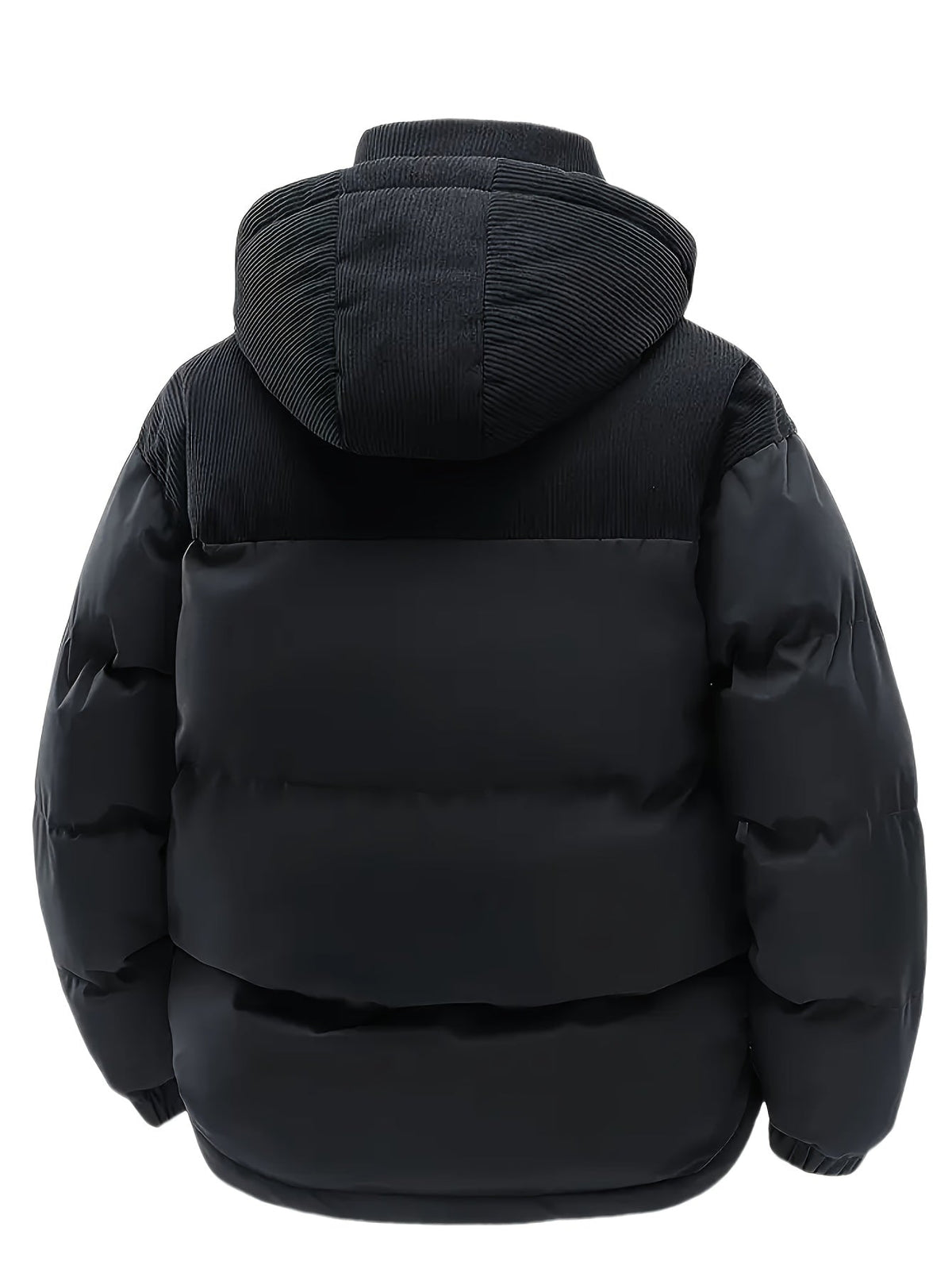 Heren Winterjas met Capuchon – Gevoerde Polyester Jas - Spotlights shopping