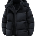Heren Winterjas met Capuchon – Gevoerde Polyester Jas - Spotlights shopping