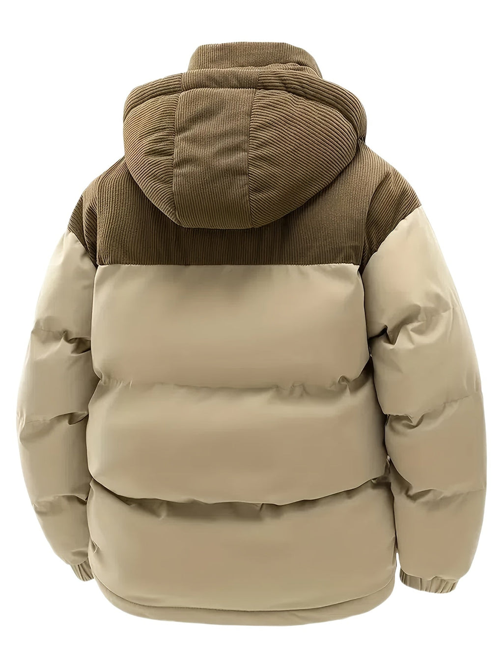 Heren Winterjas met Capuchon – Gevoerde Polyester Jas - Spotlights shopping