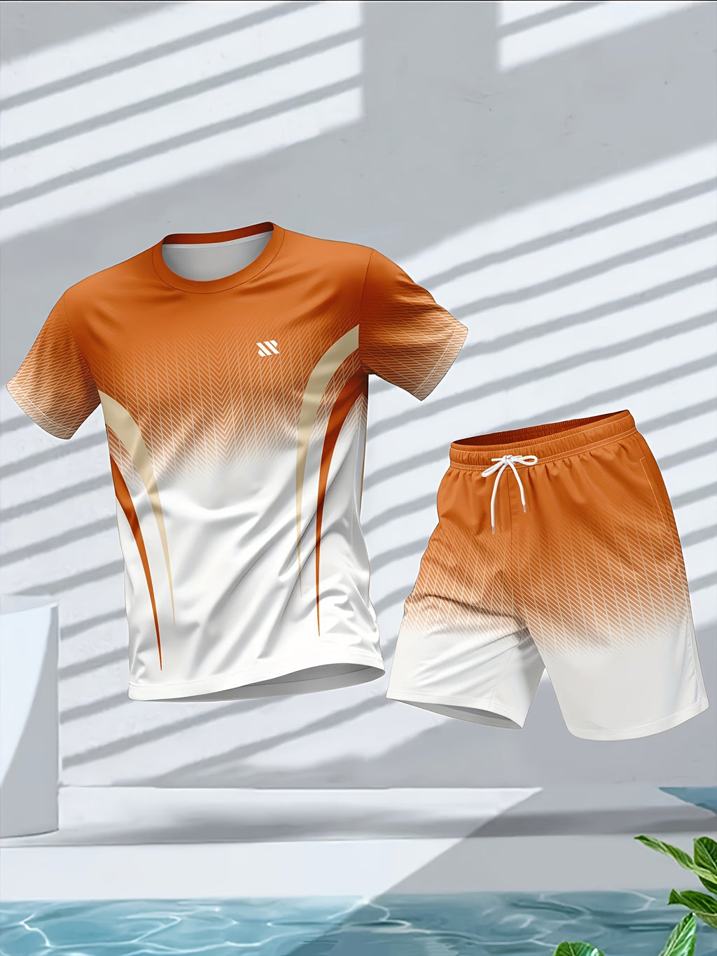 Heren zomer set met T-shirt en korte broek