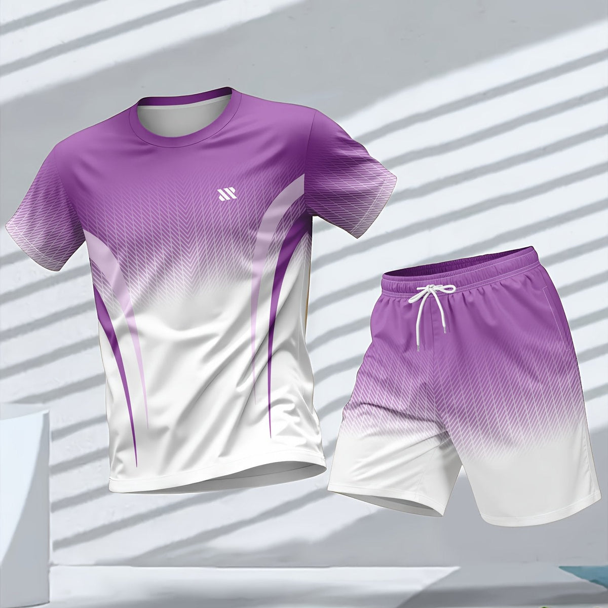 Heren zomer set met T-shirt en korte broek