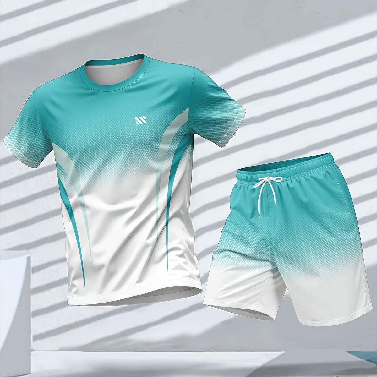 Heren zomer set met T-shirt en korte broek