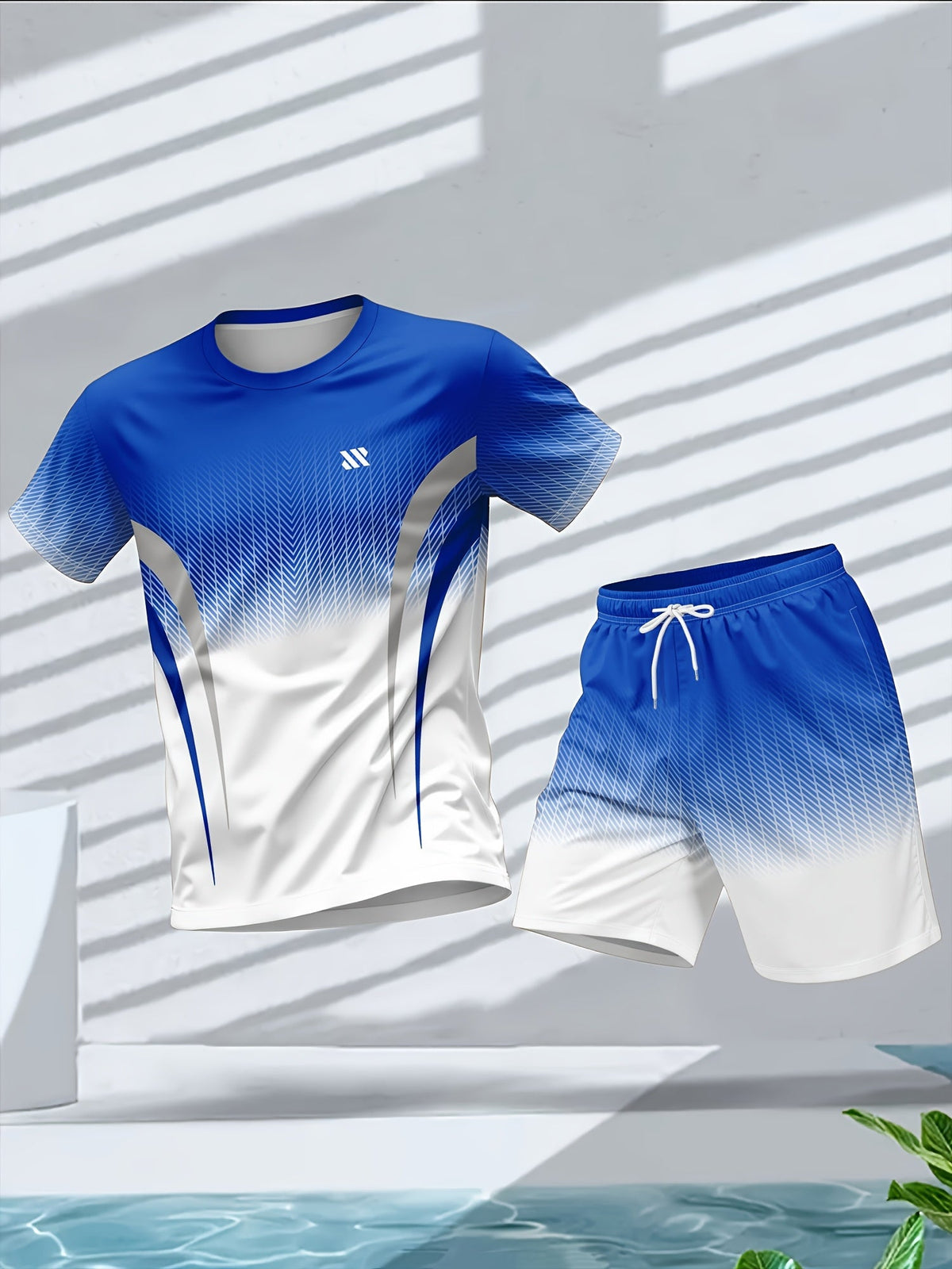 Heren zomer set met T-shirt en korte broek