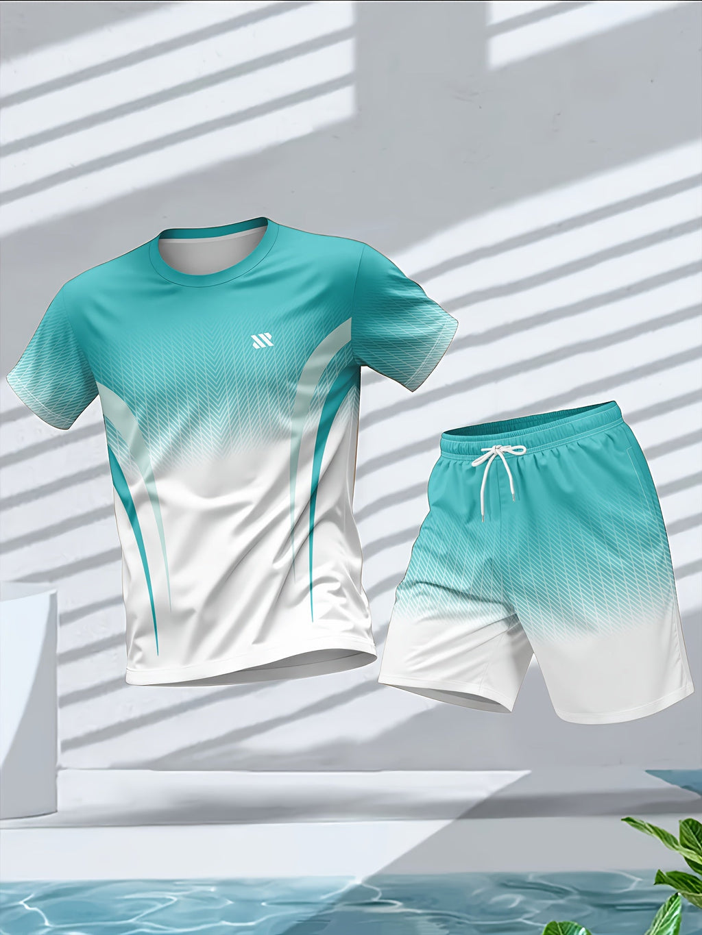 Heren zomer set met T-shirt en korte broek