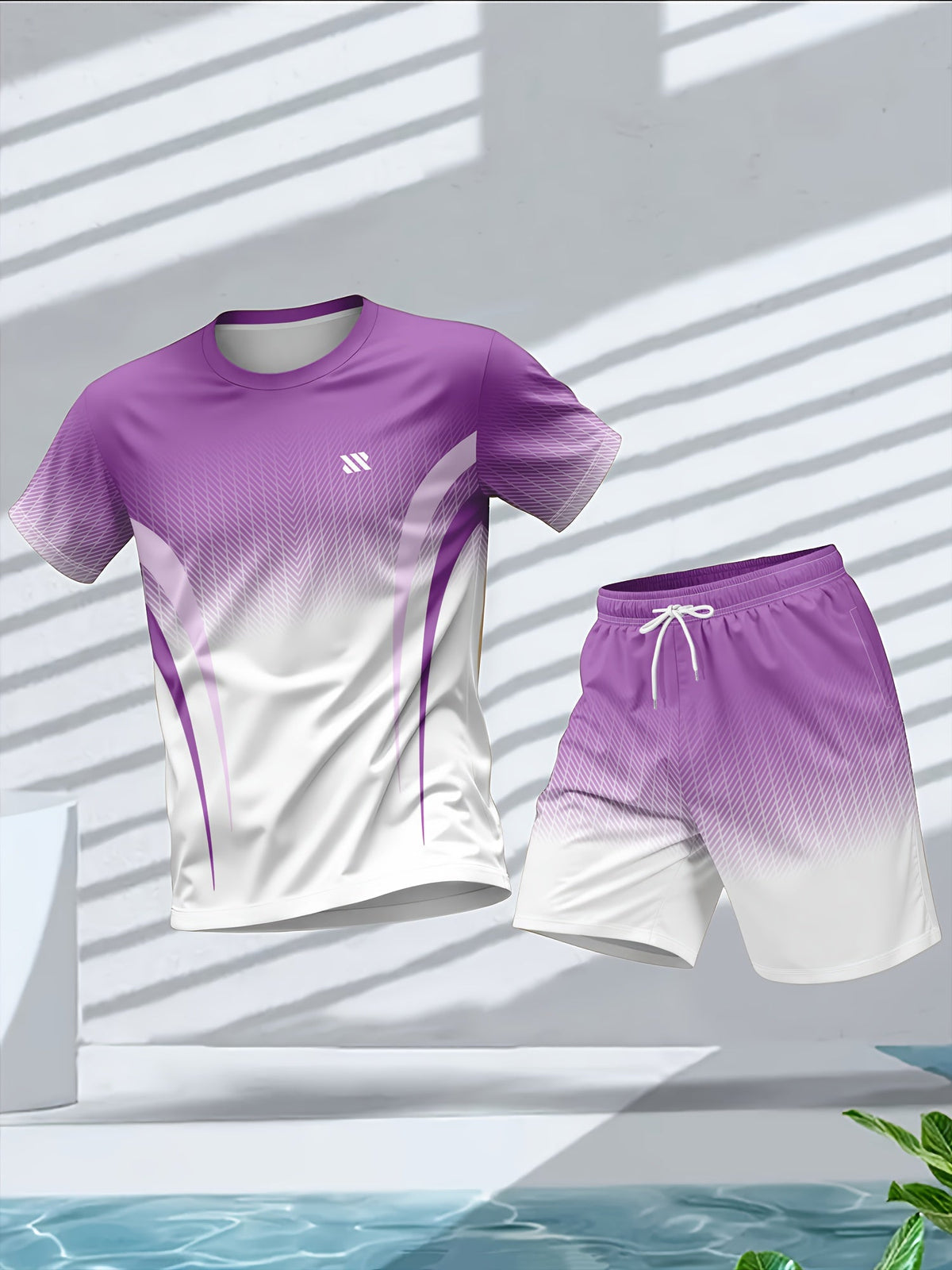 Heren zomer set met T-shirt en korte broek