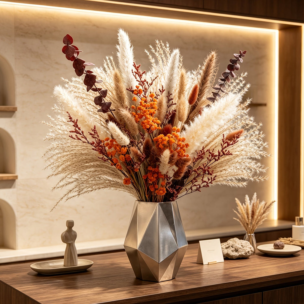 Herfst Decoratieset – Botanische Tafeldecoratie in Oranje & Crème - Spotlights shopping