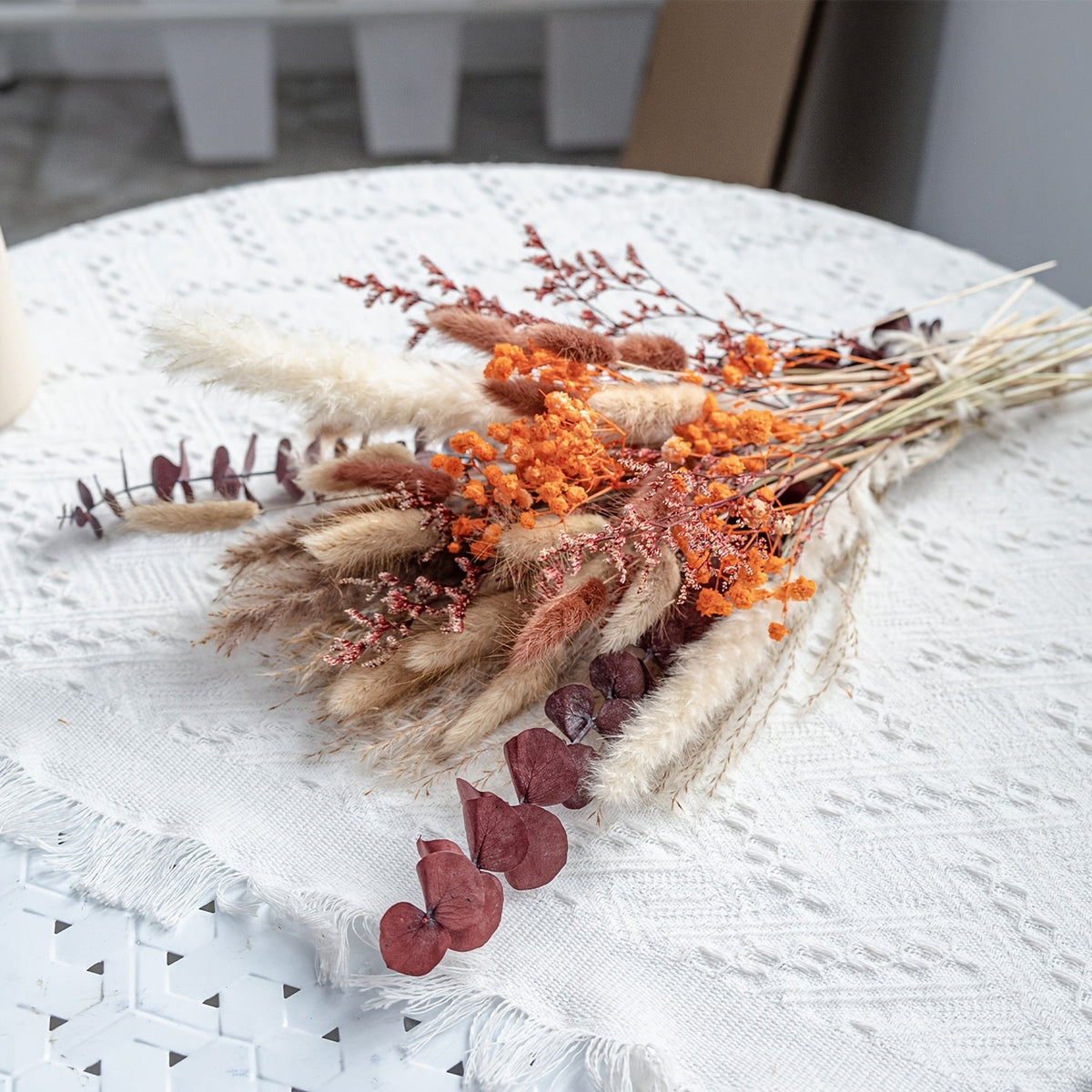 Herfst Decoratieset – Botanische Tafeldecoratie in Oranje & Crème - Spotlights shopping