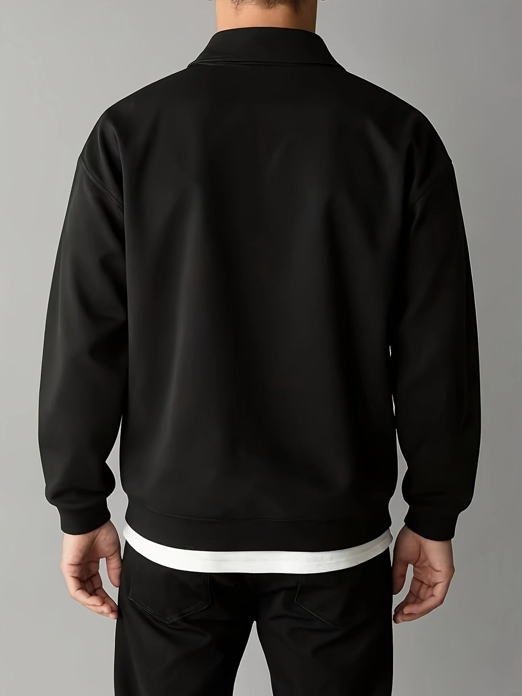 Herfst- en winter sportieve half-zip trui voor heren - Spotlights shopping