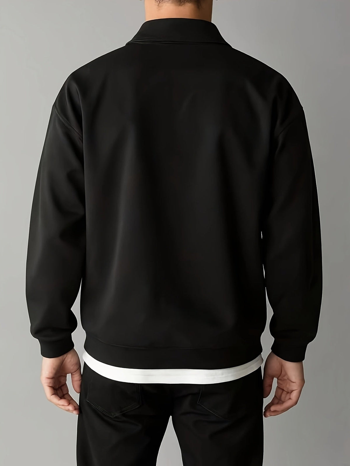 Herfst- en winter sportieve half-zip trui voor heren - Spotlights shopping