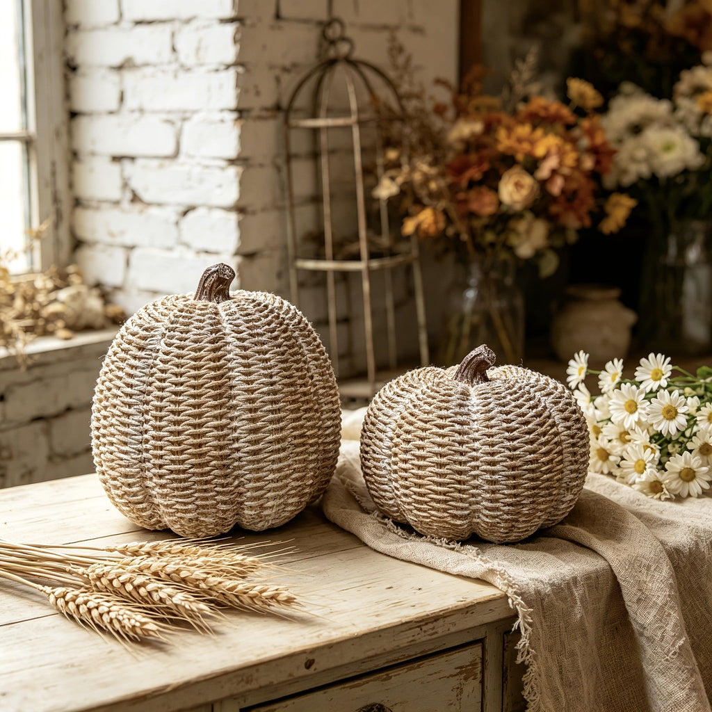 Herfst Pompoen Decoratie – Retro Ornament voor Tafel - Spotlights shopping