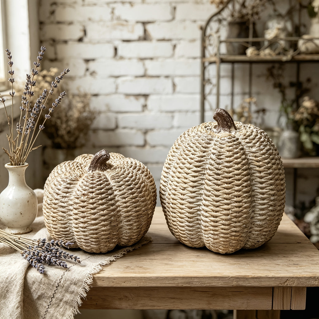 Herfst Pompoen Decoratie – Retro Ornament voor Tafel - Spotlights shopping