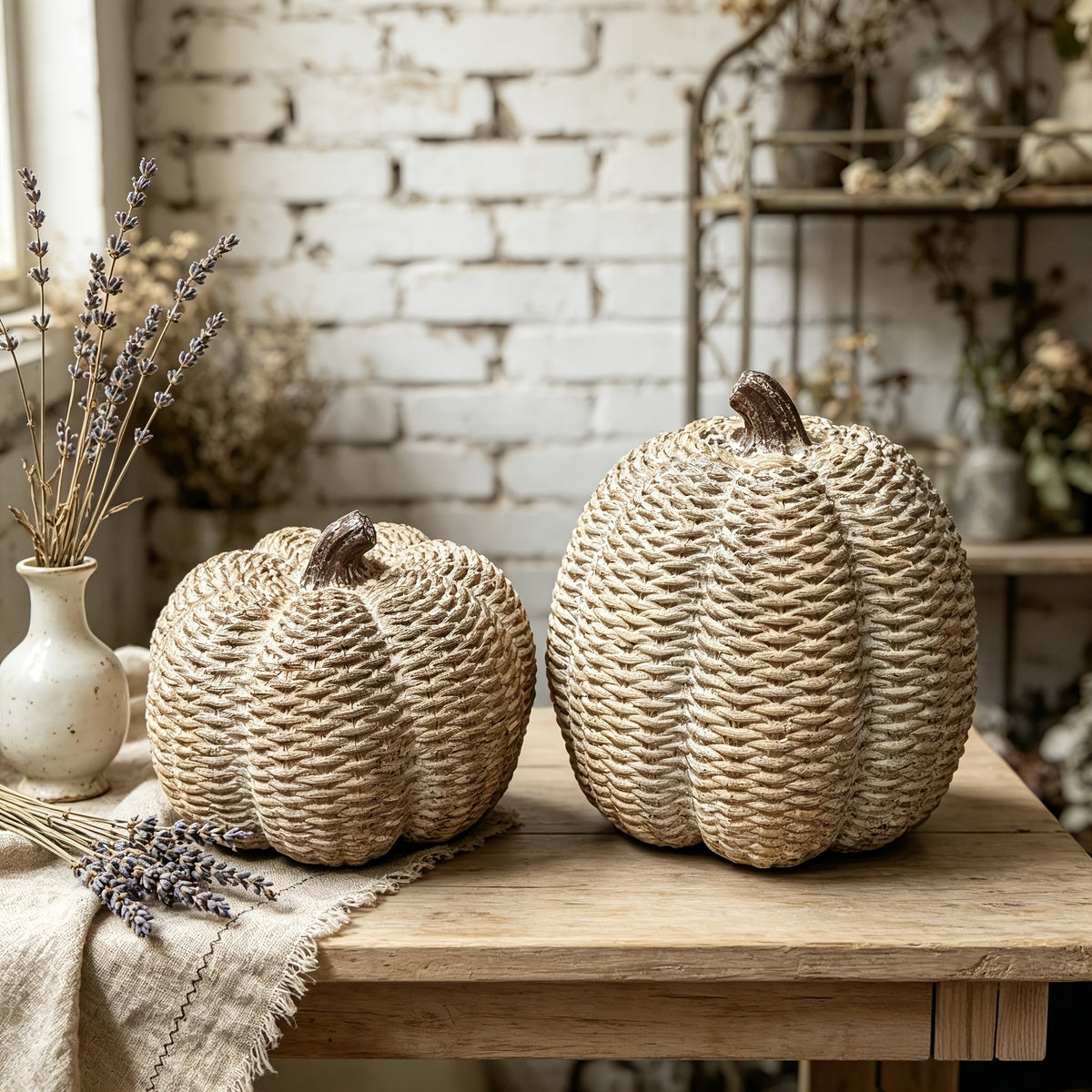 Herfst Pompoen Decoratie – Retro Ornament voor Tafel - Spotlights shopping