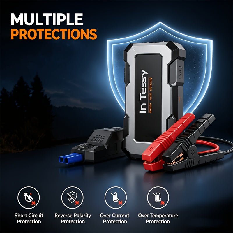 HINNE Jumpstarter 26800 mAh met Digitaal Display - Spotlights shopping
