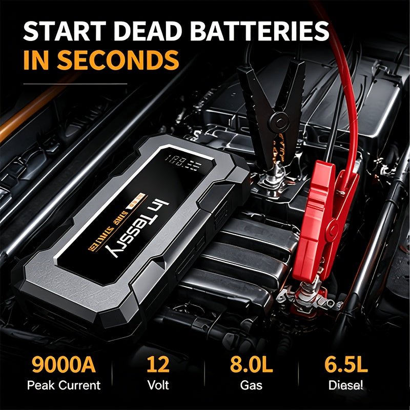 HINNE Jumpstarter 26800 mAh met Digitaal Display - Spotlights shopping