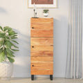 Hoge Kast Met Lade 60X33X100 Cm Gerecycled Hout En Ijzer - Spotlights shopping