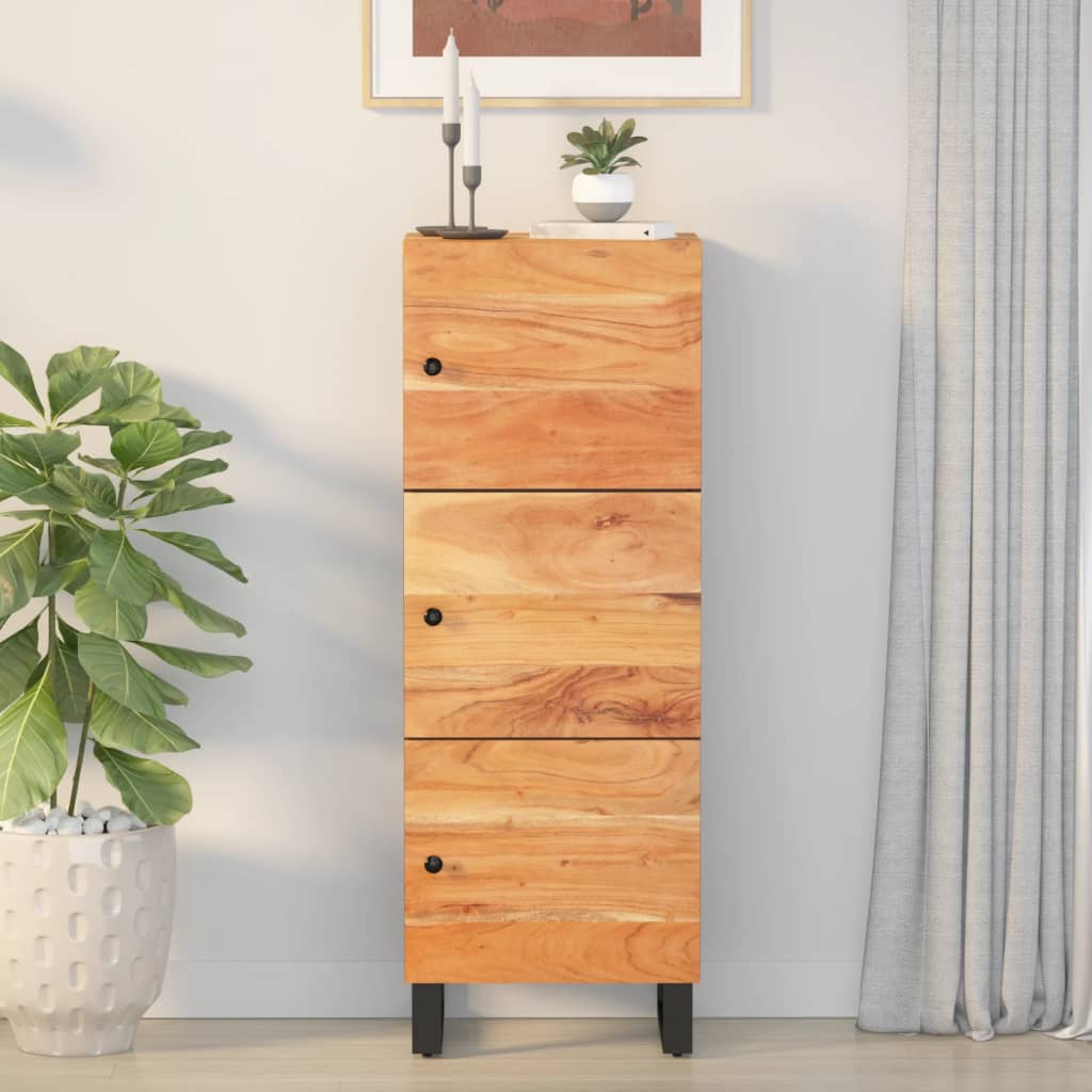 Hoge Kast Met Lade 60X33X100 Cm Gerecycled Hout En Ijzer - Spotlights shopping