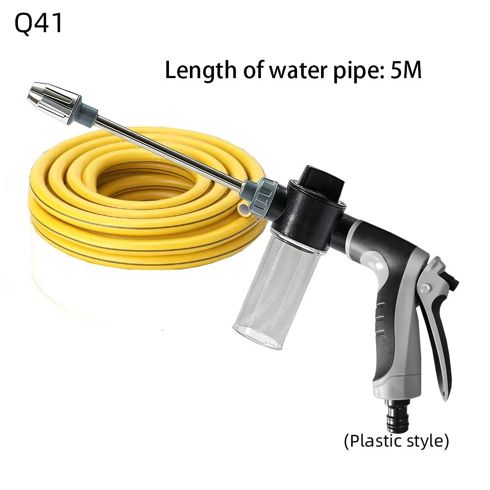 Hogedruk waterpistool met 360° roterende sproeikop voor auto en tuin