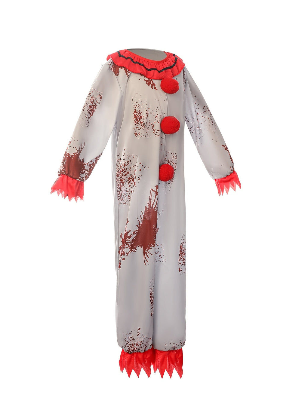 Jongens Halloween kostuum als horror clown