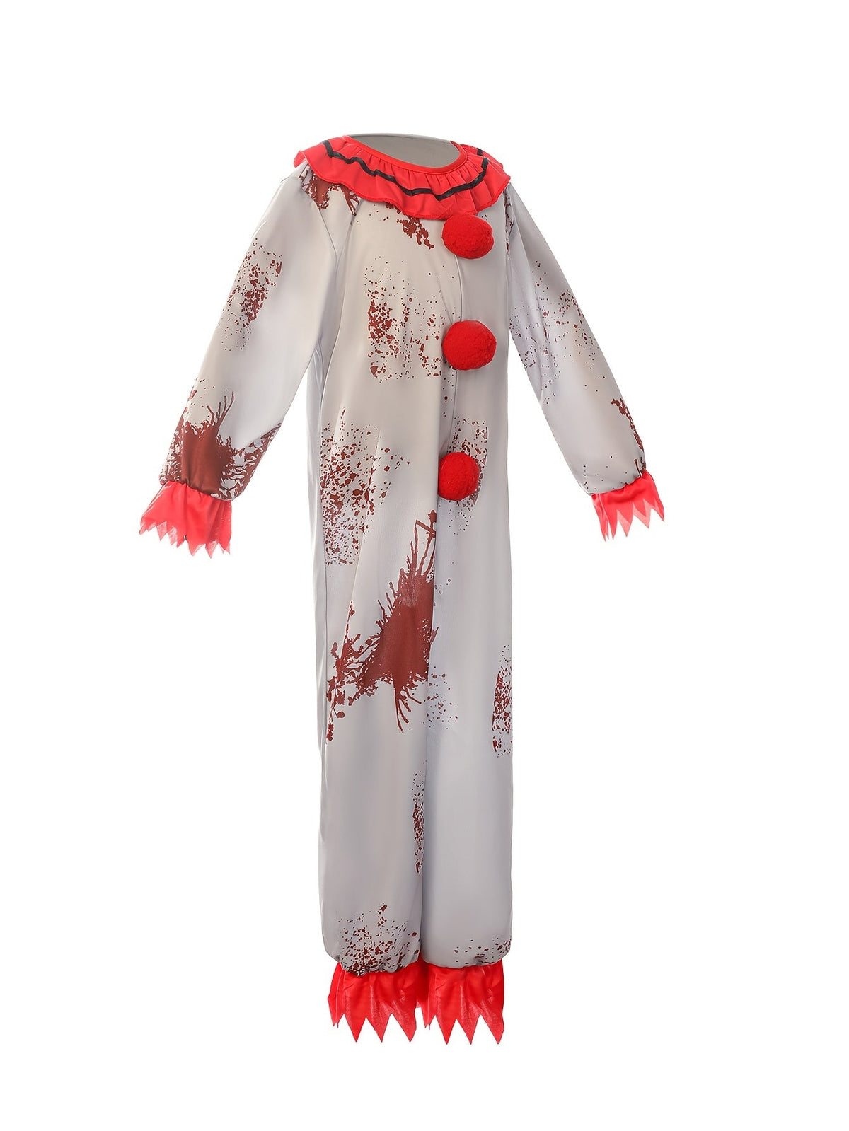 Jongens Halloween kostuum als horror clown