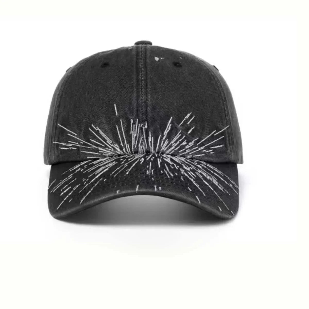 Hot-selling 2 Styles Washed Cotton Baseball Cap With Printed Distressed Soft Top Denim Hat Vintage Hat For Men & Women - Spotlights shopping