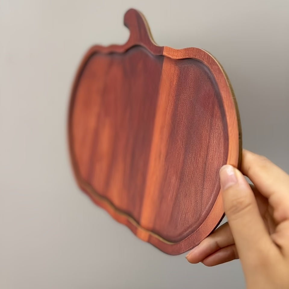 Houten Pompoen Dienblad – Decoratief Dienblad voor Feestdagen - Spotlights shopping