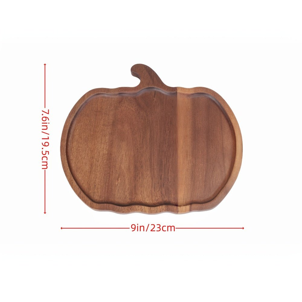 Houten Pompoen Dienblad – Decoratief Dienblad voor Feestdagen - Spotlights shopping