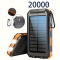 HXETERNAL Solar Powerbank 20000 mAh met LED - Spotlights shopping