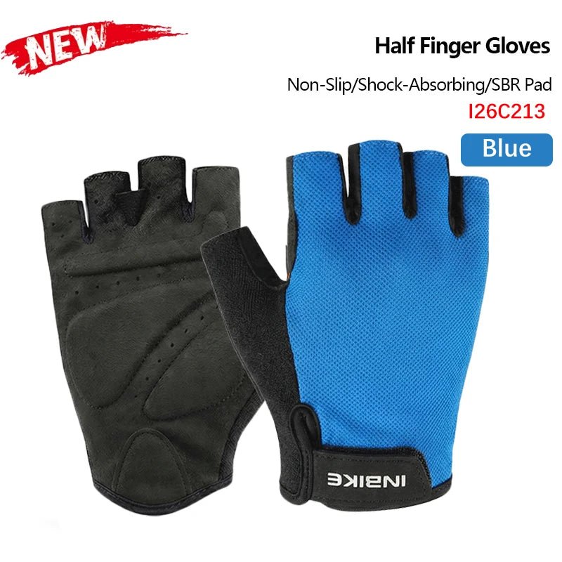 INBIKE zomer fietshandschoenen met gevoerde handpalm voor racefiets en MTB