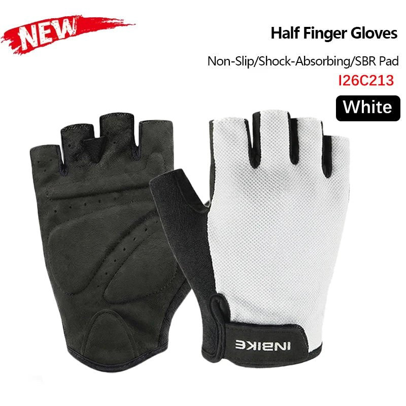 INBIKE zomer fietshandschoenen met gevoerde handpalm voor racefiets en MTB