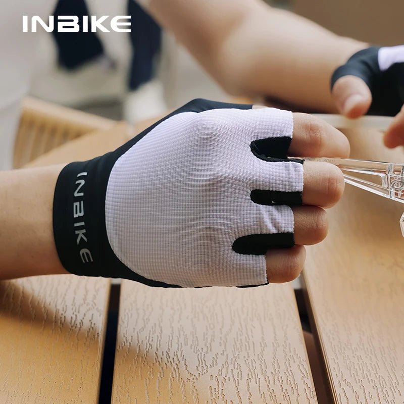 INBIKE 2025 Summer Cycling Gloves for Men Shock-Absorbing Padded Breathable Bicycle Gloves MTB Road Mountain Bike Riding Gloves - Spotlights shopping