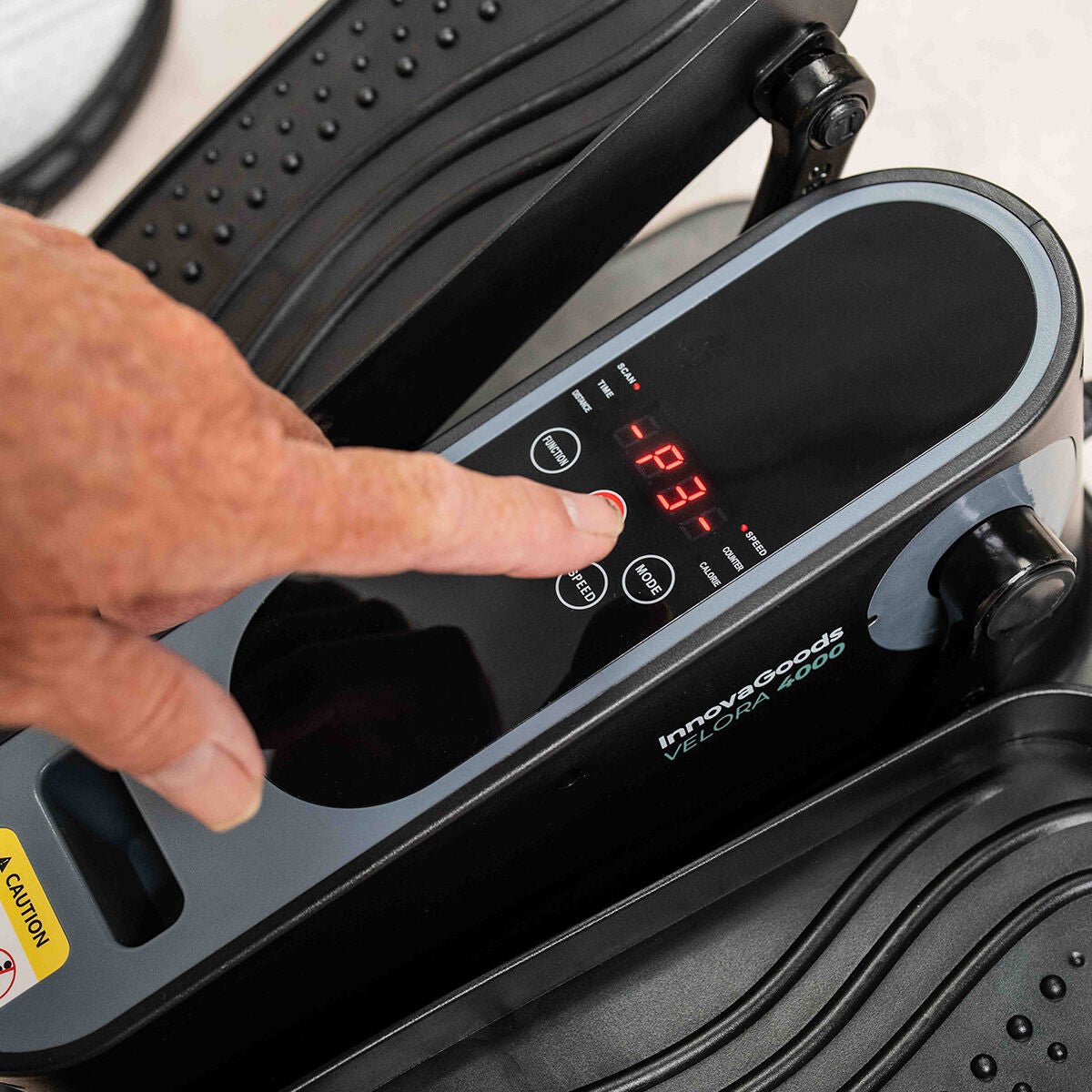 Velora 4000 elektrische beentrainer met LCD-display en afstandsbediening