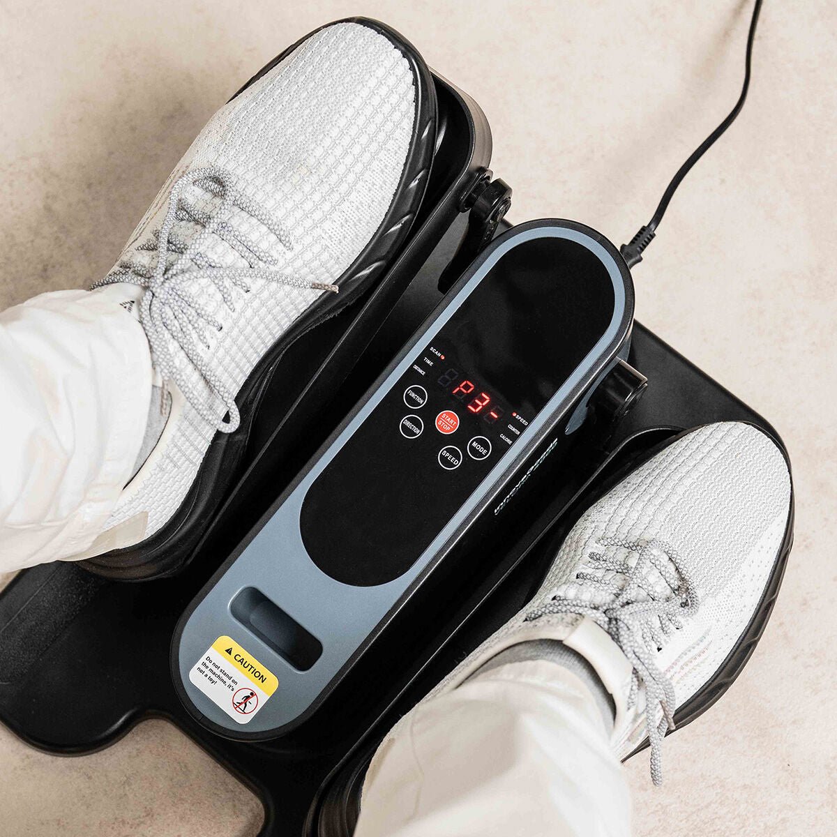 Velora 4000 elektrische beentrainer met LCD-display en afstandsbediening