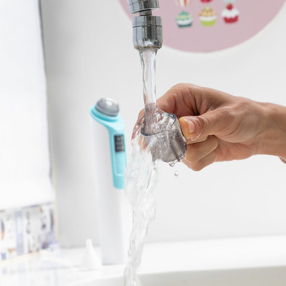 Nizi elektrische neusaspirator voor baby met 6 zuigstanden en siliconen opzetstukken