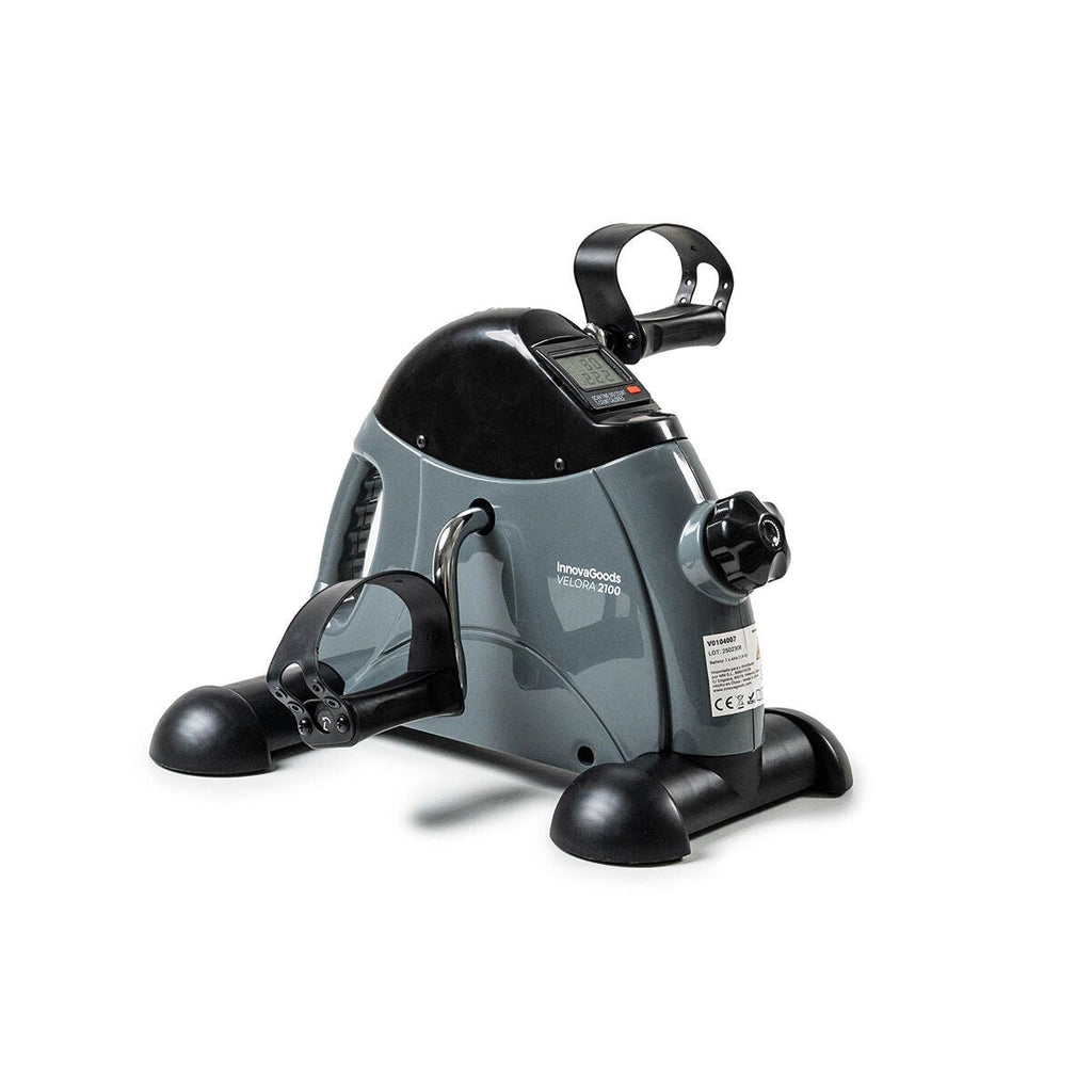 Velora 2100 mini hometrainer voor armen en benen met LCD-display en antislipmat