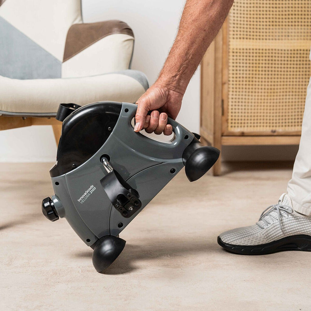 Velora 2100 mini hometrainer voor armen en benen met LCD-display en antislipmat