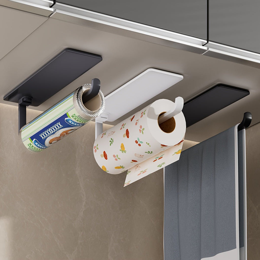 Keukenpapierhouder voor onder de kast met ruimtebesparend ontwerp