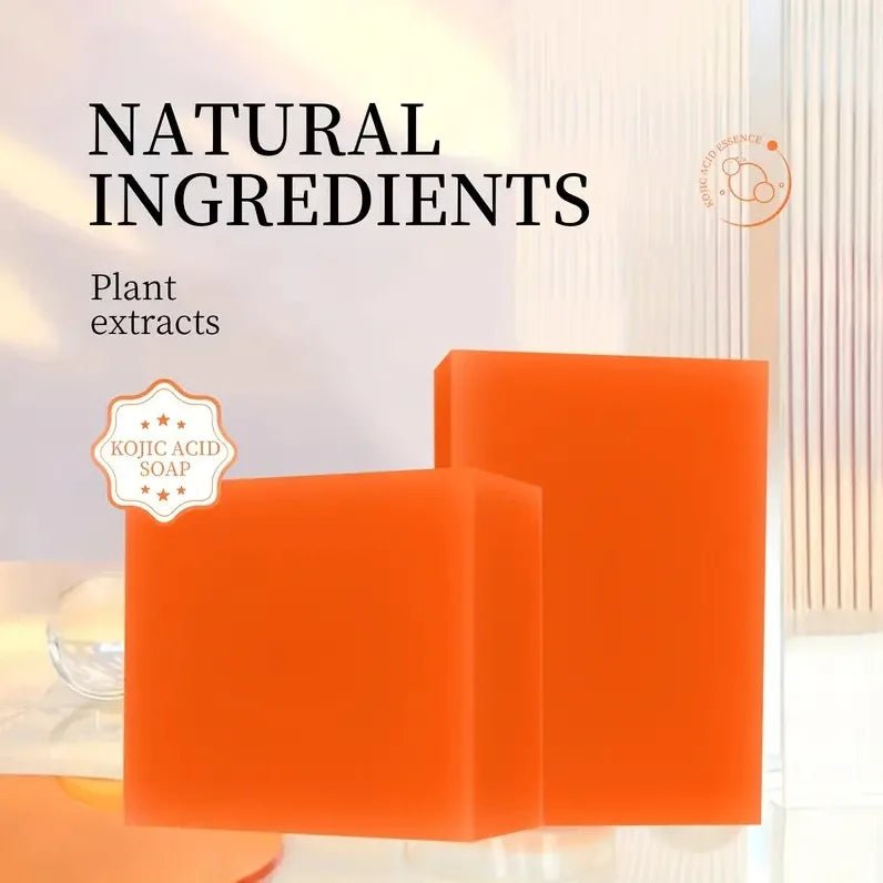 Kojic Acid Brightening Soap met kurkuma, retinol en vitaminen voor dagelijkse huidverzorging