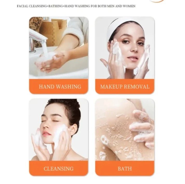 Kojic Acid Brightening Soap met kurkuma, retinol en vitaminen voor dagelijkse huidverzorging