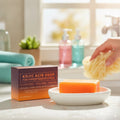 Kojic Acid Brightening Soap met kurkuma, retinol en vitaminen voor dagelijkse huidverzorging