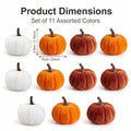 Kunstpompoenen Set 11-delig – Fluwelen Herfstdecoratie - Spotlights shopping