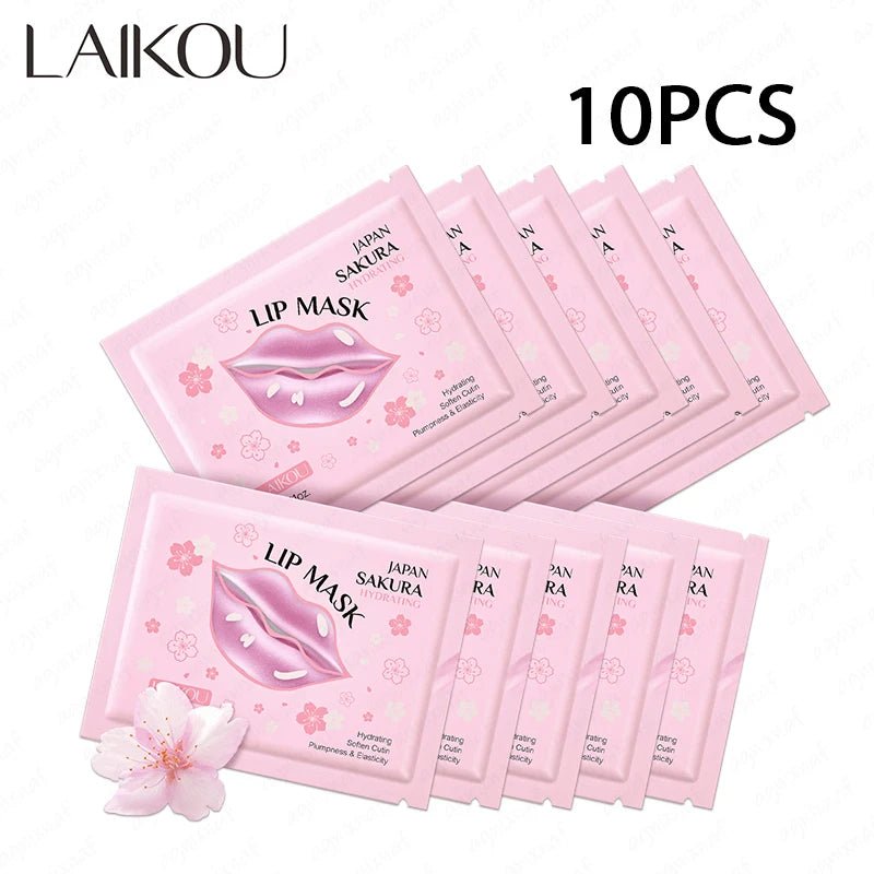 LAIKOU hydrogel lipmaskers voor hydraterende en verzorgende lipverzorging
