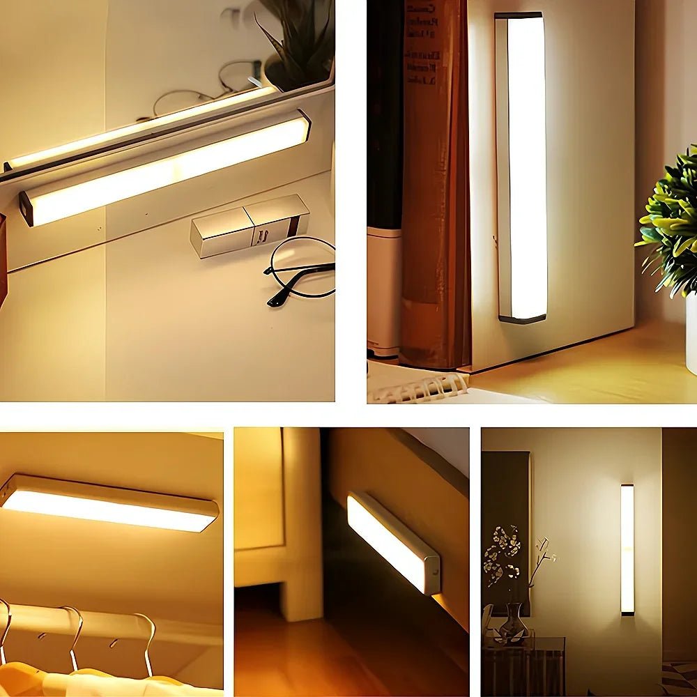 LED Bewegingssensor Lamp USB Oplaadbaar – Draadloze Magnetische Kastverlichting